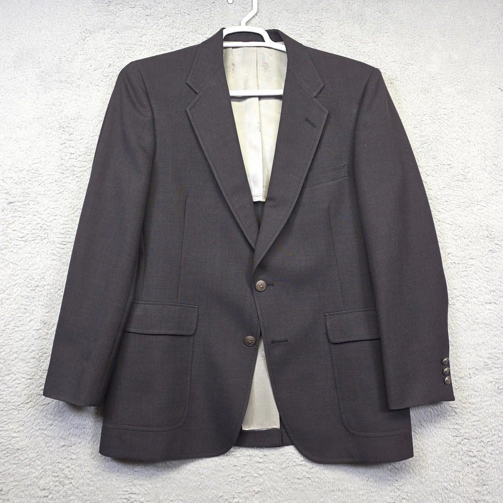 Jack Nicklaus Golden Bear Blazer Mens‎ 42R Gray Wool Golf Hart Schaffner Marx